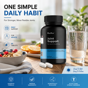 OnlyVital Joint Support Tablets With Glucosamine, Chondroitin, Hyaluronic Acid For Joint Flexibility & Mobility