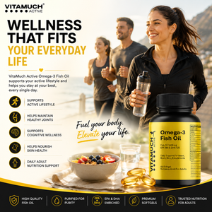 Vitamuch Omega 3 Fish Oil 1000 Softgels
