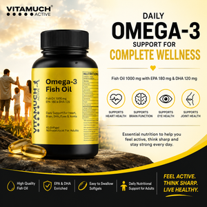 Vitamuch Omega 3 Fish Oil 1000 Softgels