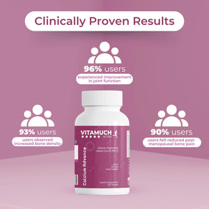 Vitamuch Calcium Advance Tablets | Calcium 700mg + Vitamin K2-7 + Vitamin D2 + Magnesium + Zinc | Bone Strength, Joint Support & Muscle Health Supplement