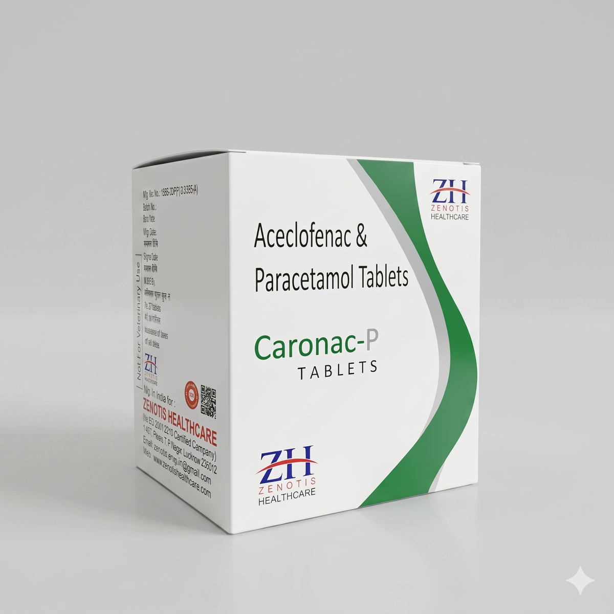 Aceclofenac 100mg & Paracetamol 325mg Tablets