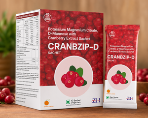 Cranberry, D-Mannsoe, Potassium Magnesium Citrate Sachets For UTI Health