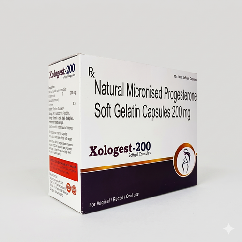Natural Micronized Progesterone 200mg Softgels