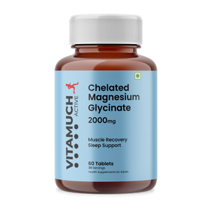 Vitamuch Magnesium Glycinate Complex – 2000mg Max Strength for Recovery & Sleep
