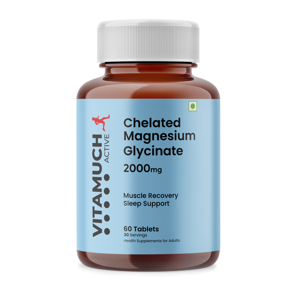 Vitamuch Magnesium Glycinate Complex – 2000mg Max Strength for Recovery & Sleep