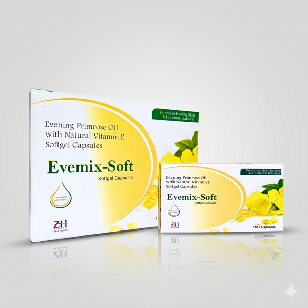 Evening Primrose Oil & Vitamin E Softgel Capsules
